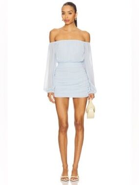 SNDYS Allena Off-Shoulder Mini Dress – Size Large